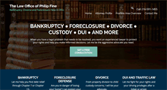 Desktop Screenshot of finelaw.org